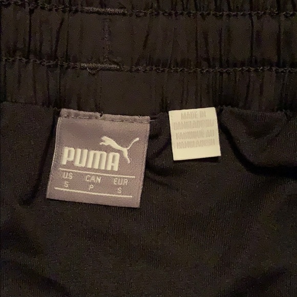 Puma athletic running shorts black stripe SE way small S - Picture 3 of 7
